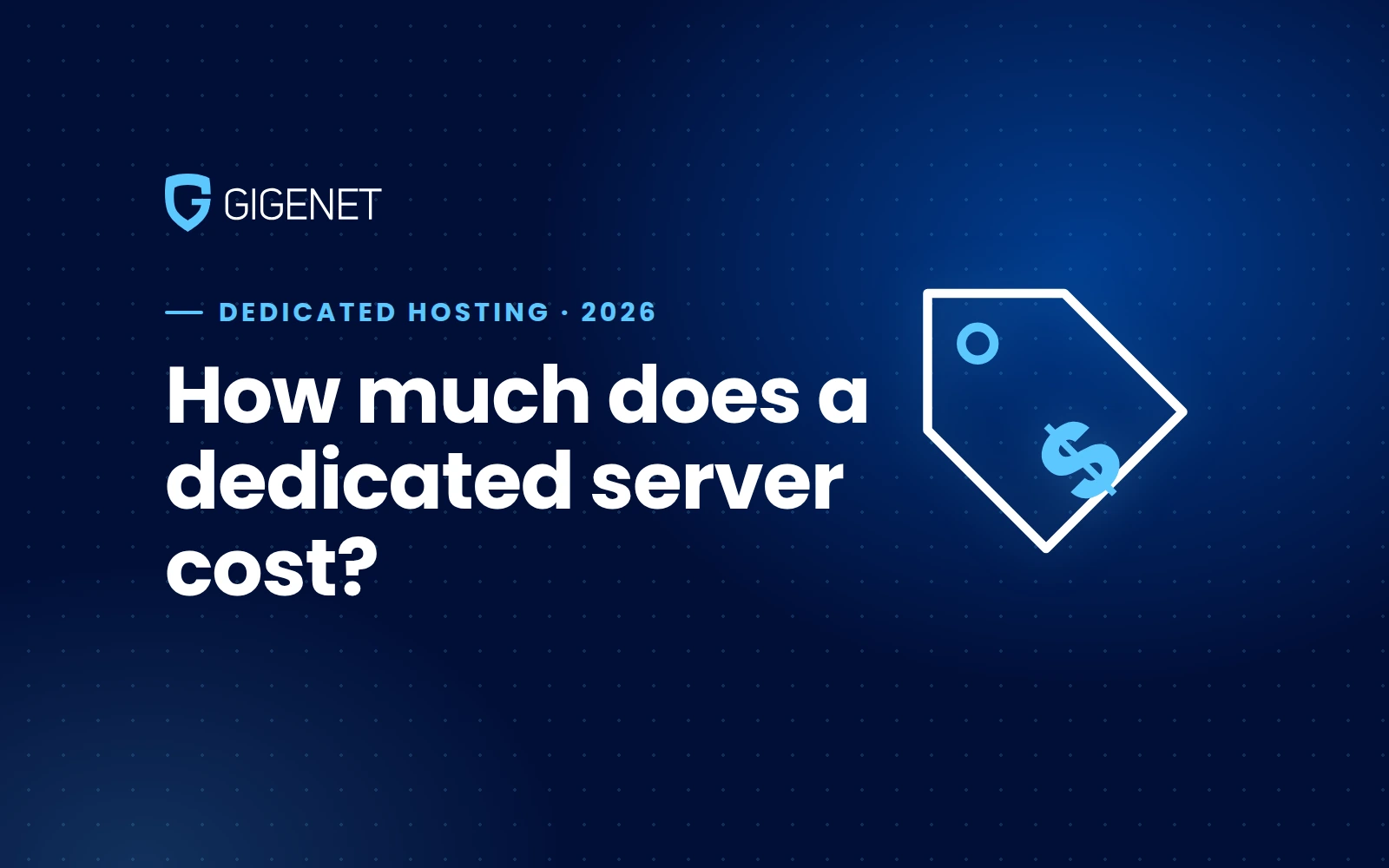 How much does a dedicated server cost in 2026?